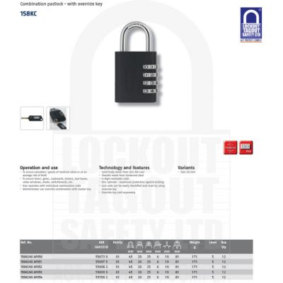 Combination Lock 158KC #4